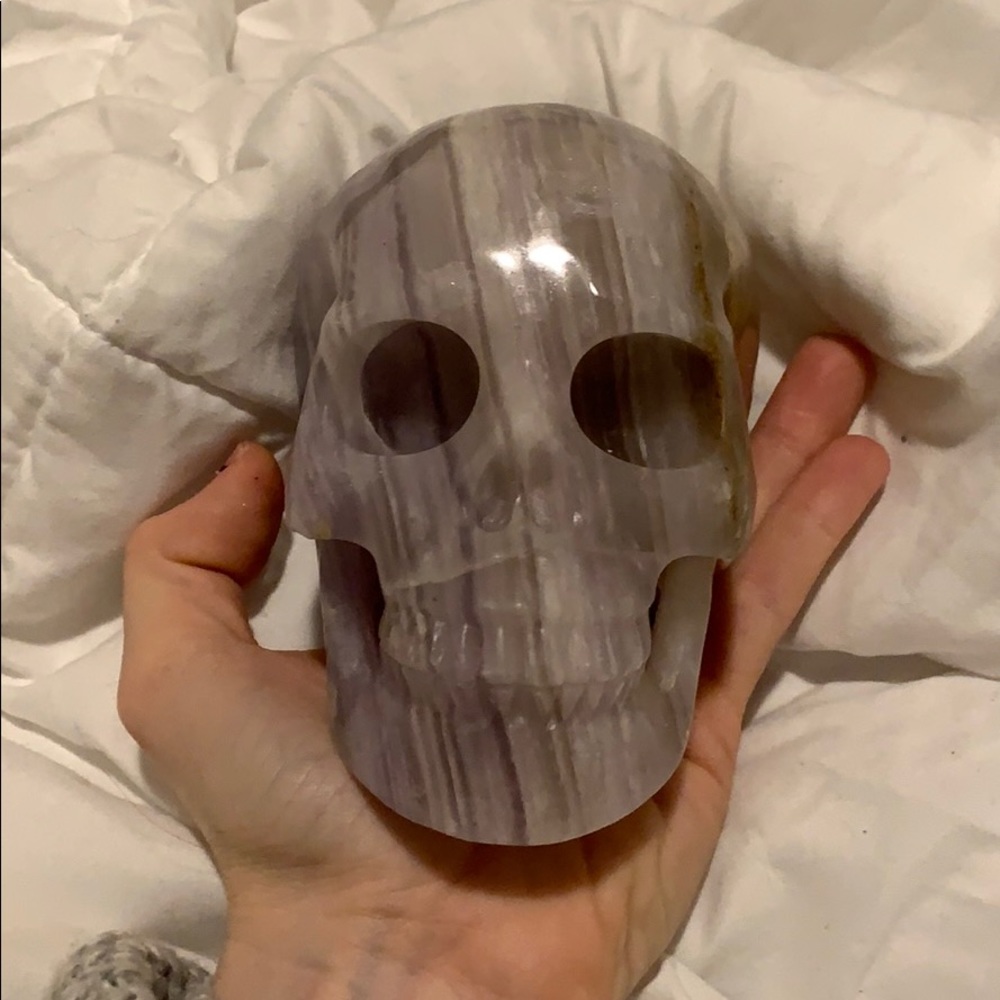 Amazing fluorite crystal skull